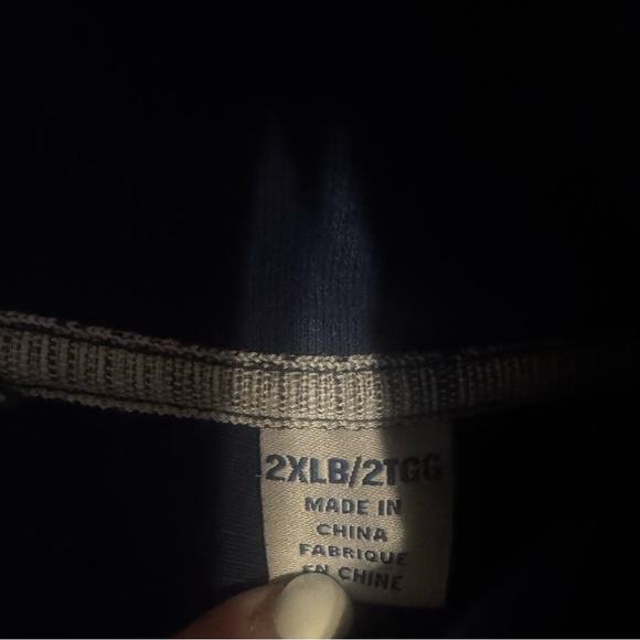 Big & Tall Tobago Bay Tommy Bahama Half-Zip Lightweight Sweatshirt Pull Over XXL - Picture 6 of 7